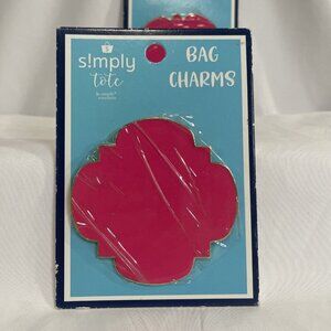 Simply Tote By Simply Southern Bag Charm-Hot Pink